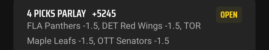 thegamblingedge's tweet photo. Little NHL juice for you tonight. Let's get it https://t.co/5mzrnvm2qa