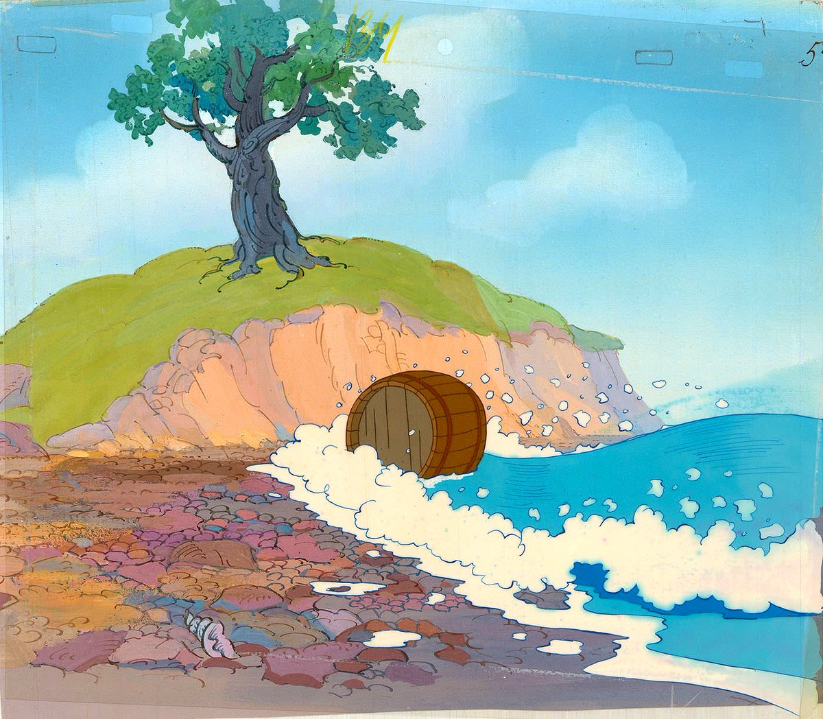 ani_obsessive's tweet photo. Finished animation cels and backgrounds from The Tale of Tsar Saltan (1984), dir. Ivan Ivanov-Vano and Lev Milchin, Soyuzmultfilm https://t.co/qovr56yljv