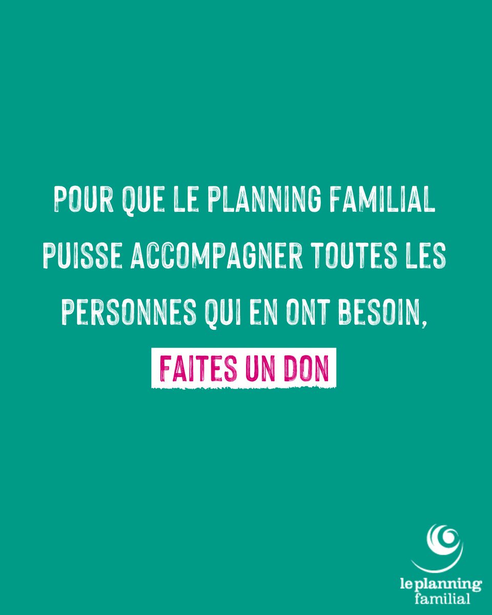 Le Planning familial informe, conseille, et accompagne chaque année près de 450 000 personnes pour des questions liées à leurs droits sexuels et reproductifs ou à leurs sexualités. 👉 Faites un don au Planning familial sur don.planning-familial.org jusqu'à ce soir minuit !