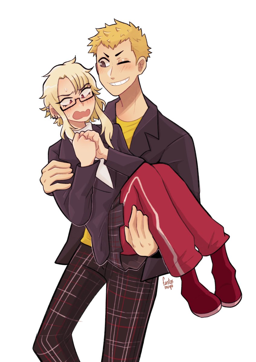 「adorable couple comms from this week! 」|ángela zapata (fantasmiyo)のイラスト