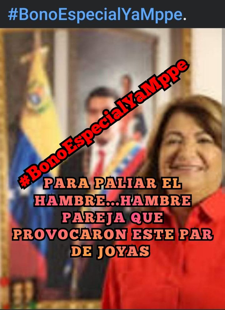 #BonoNavideñoMPPE #BonoEspecialYaMppe @NicolasMaduro @_LaAvanzadora