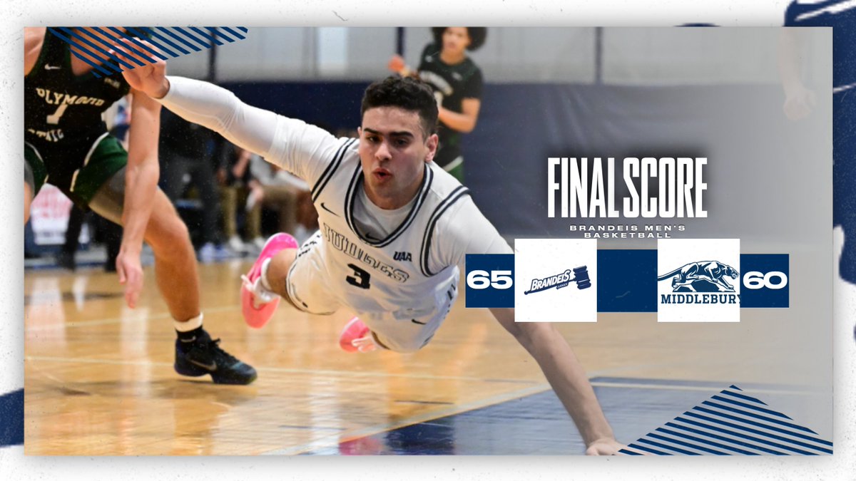 A terrific defensive effort, led by six steals from David Perez-Miralles, helped <a href="/BrandeisMBB/">Brandeis Men's Basketball</a> overcome a 9-point deficit with 8:39 to go defeat Middlebury and extend their winning streak to 7! #RollDeis #d3hoops Recap to follow