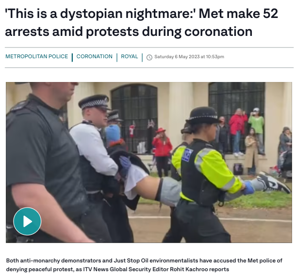 'King' Charles Windsor has personally chosen to give an 'honour' to police commander Karen Findlay, who oversaw the unjustified arrests of republican protesters during his coronation.
#dishonoursystem #NotMyKing #ConANation #AbolishtheMonarchy #CoronationArrests #NewYearsHonours