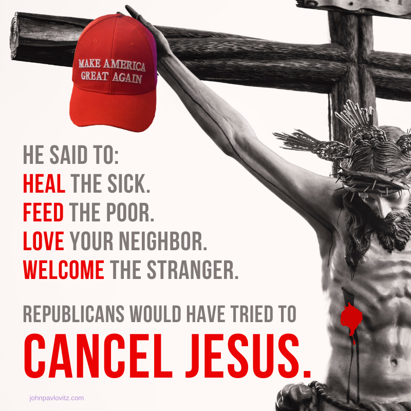 YES, we have, we are the party of human beings who follow Jesus's instructions whether we are Christians or not! Having said that, nothing is stopping you Joe from sending the Mexican President a BILL! Jesus was an immigrant of color & he is judging all of our actions!