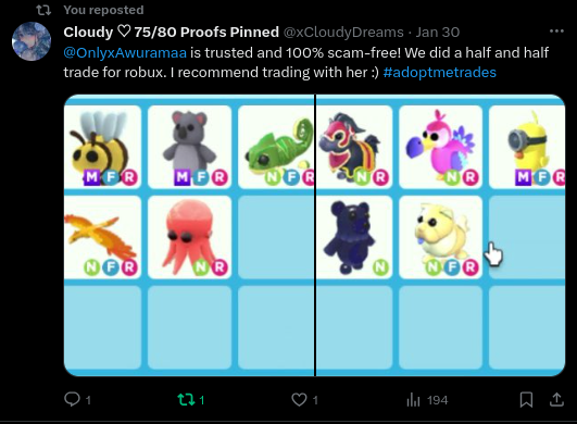 OnlyxAwurama's proofs/ 100+ proofs tweet media