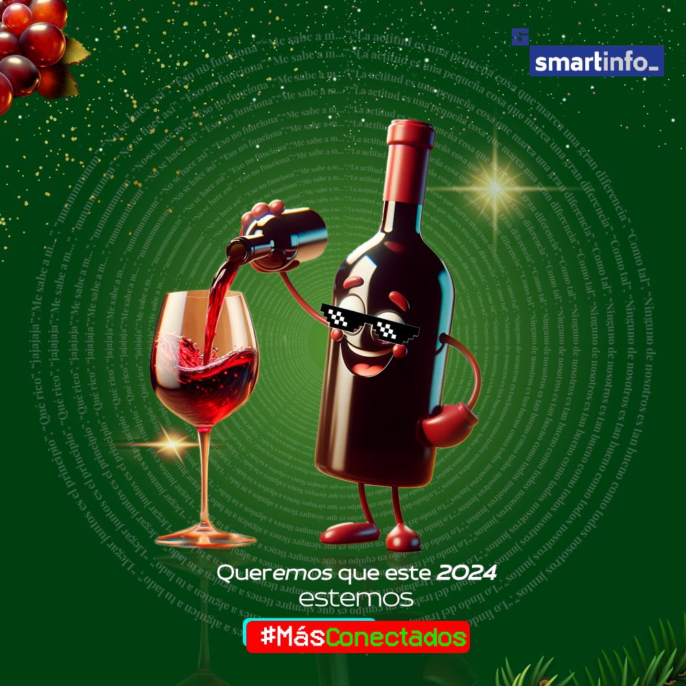 smartinfoco's tweet photo. El 2024 nos encontrará escribiendo nuestra propia historia, desafiando normas y creando un camino único. 😎

Próximos a celebrar un nuevo año #MásConectados 
.
.
.
#AgenciaDeMarketing #DesarrolloWeb #Cartagena #Creatividad #Digital #Navidad #Findeaño2023 ##2023 https://t.co/5mLBKSR983