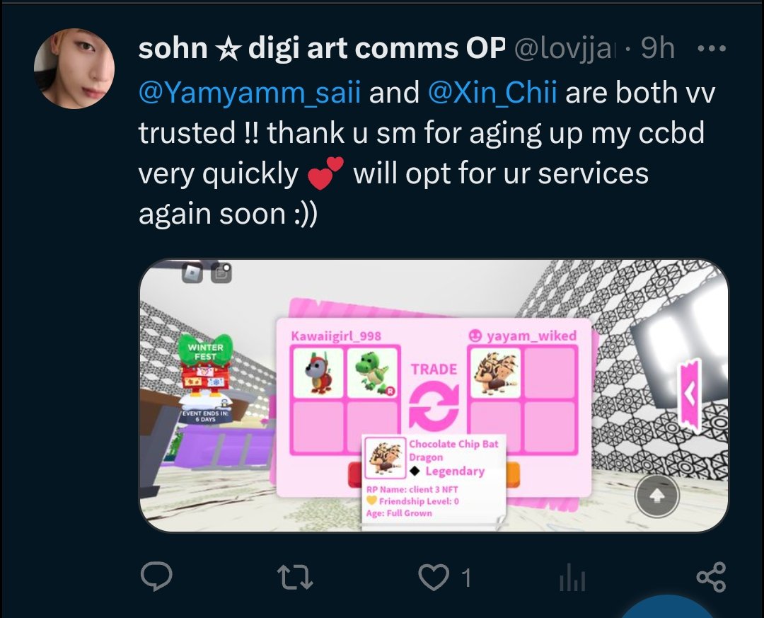 Xin_Chii's tweet photo. Proof #5
https://t.co/KSsSNdhtlt https://t.co/majdxLu28P