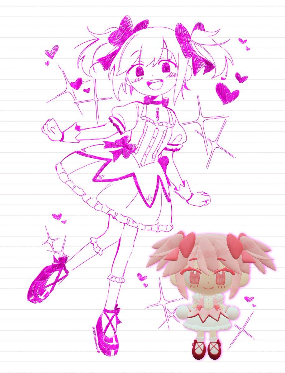 netsururuw's tweet photo. Madoka!! 🌸 https://t.co/r1bMBRF9Tg