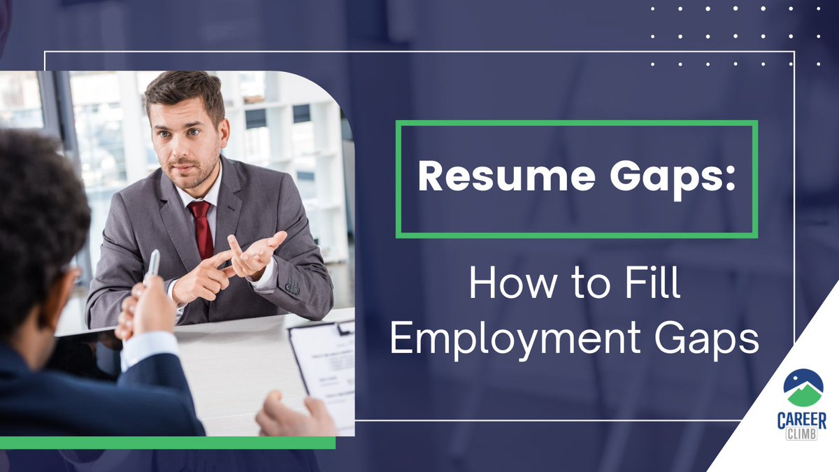 💻 In this blog post, we look at resume gaps and provide practical ways to explain them. 📝👨‍💼 → bit.ly/3uCEObn  

#CareerClimb #ResumeWriting #ResumeServices #ProfessionalResumes #ResumeGaps #Blog
