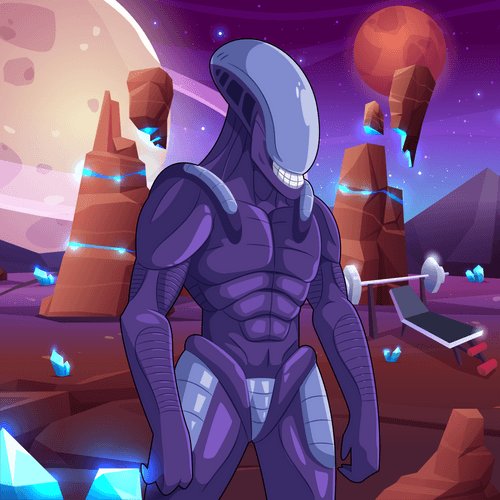 pculvenor's tweet photo. @GymBros_NFT Alien legendary no doubt https://t.co/VQ8BWZ9Bxx
