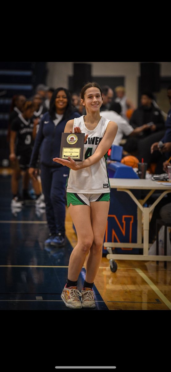 Congrats to @eve_buckley06 for being selected to the Eagles Holiday Clasic All-tournament team. @roswellsports