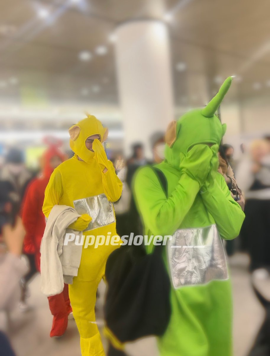 selmkei's tweet photo. cravity as teletubbies https://t.co/fXkzdlXRZl