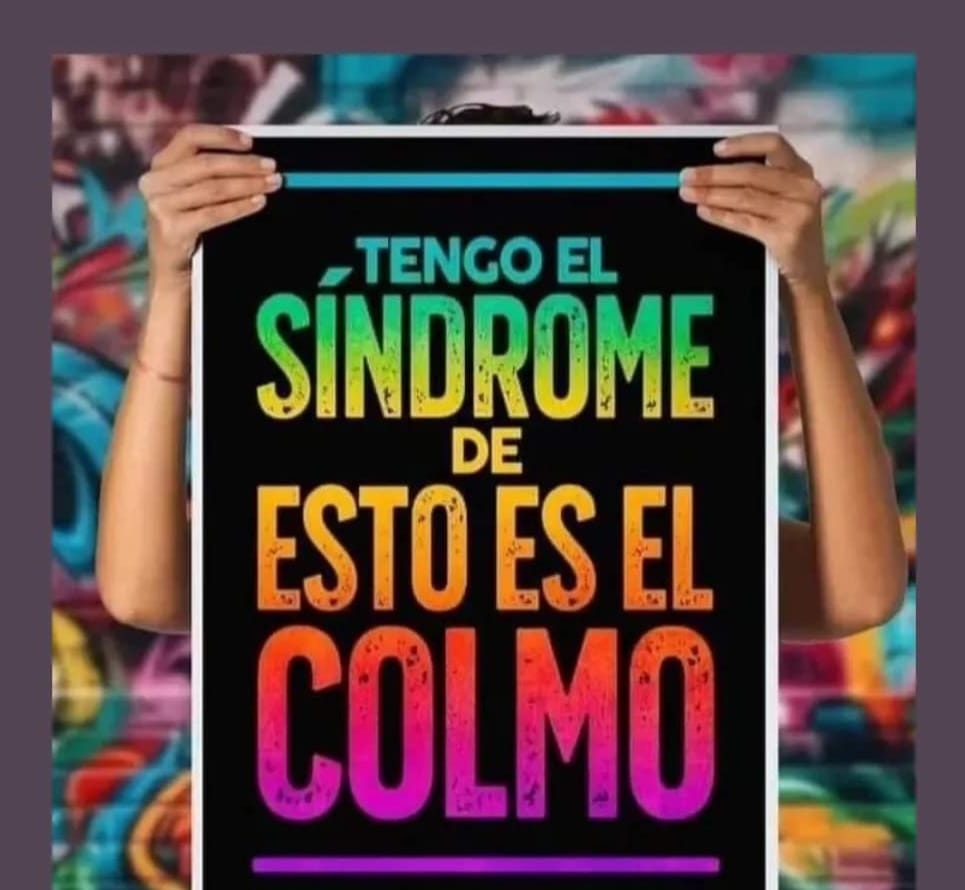 RDSarraute's tweet photo. DE LA COYUNTURA, CON HUMOR

Circula en las redes 

El síndrome de #EstoEsElColmo

#NOalDNU https://t.co/947ypZM9GZ