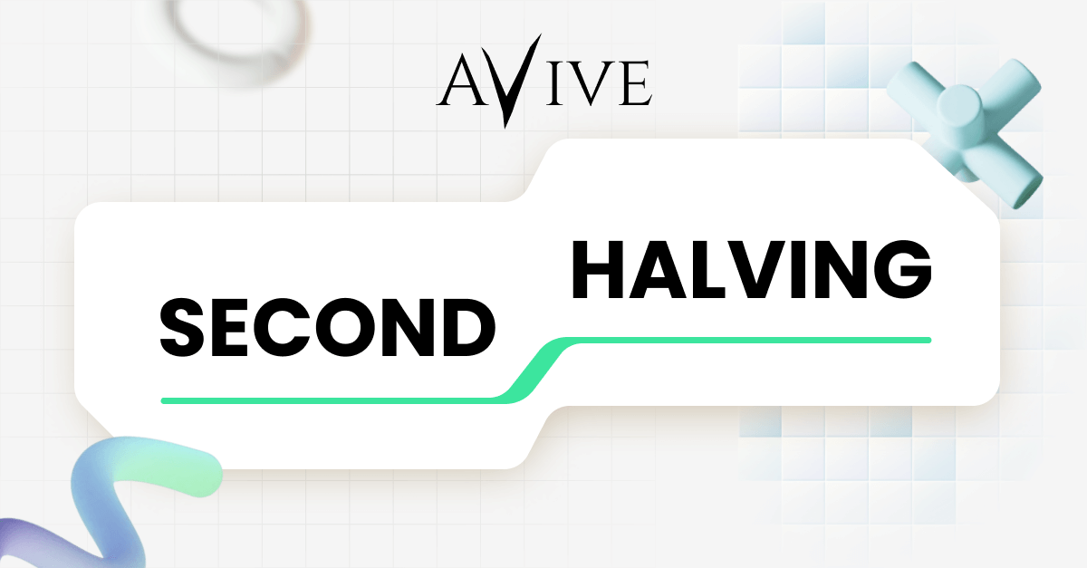 #Avive Second Halving Alert! 

The time has come for the second halving event in the #Avive ecosystem, and it's bound to be an exhilarating ride! 

Join us as we embrace the #DePin revolution, transcending the ordinary and pushing the boundaries of decentralized participation and