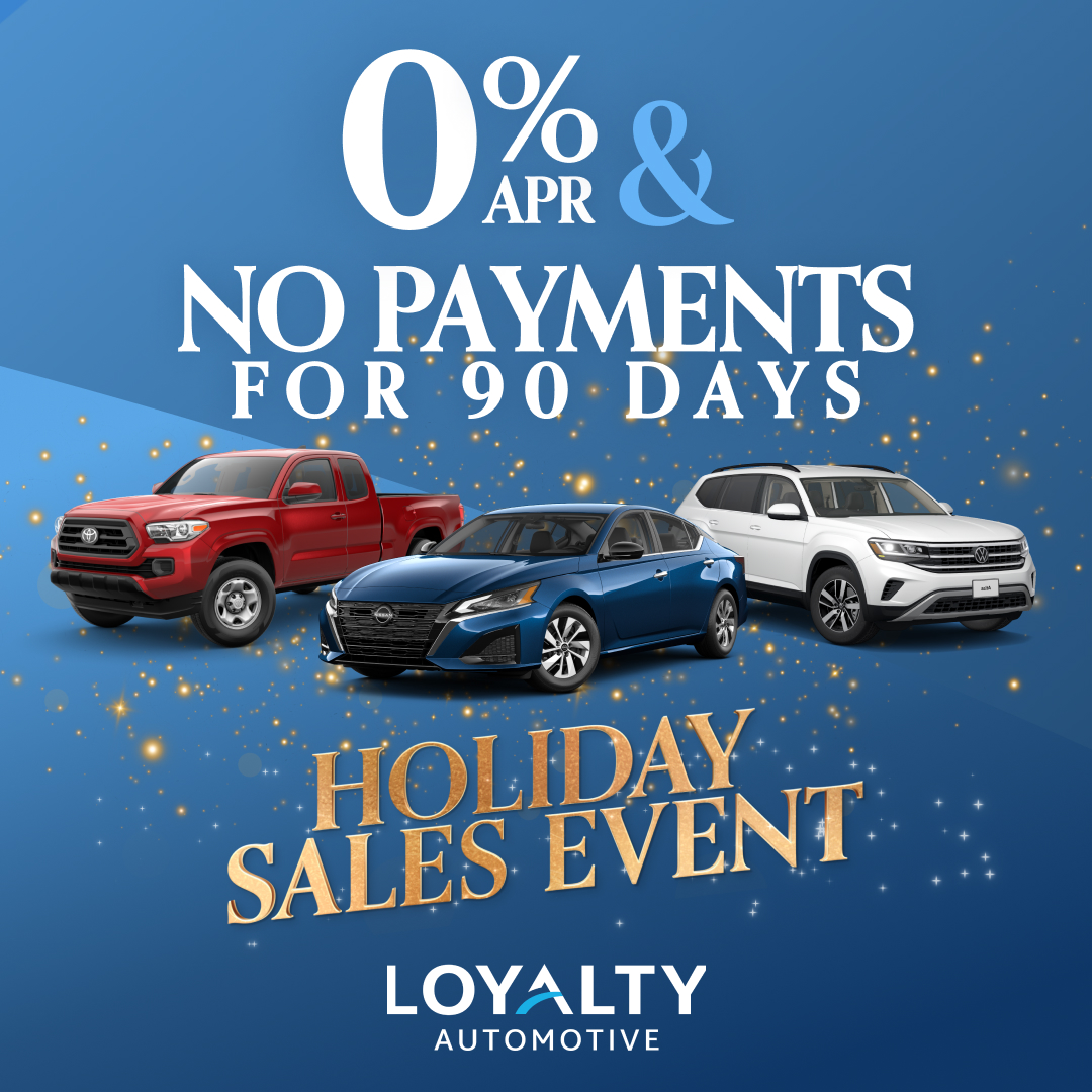 Floor it into 2024 with 0% APR + no payments for 90 days when you shop at Loyalty ✨ Shop our selection of over 500 brand new cars, trucks &amp; SUVs and drive off in your dream car today: brnw.ch/21wFH7z