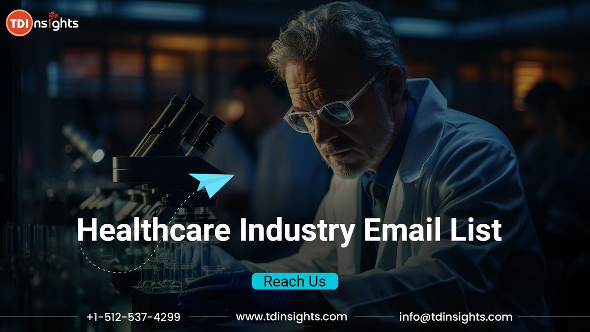 Gain access to a diverse and extensive database of professionals in the healthcare sector.

Get it now: tdinsights.com/healthcare-ind…

#healthcare #doctors #b2bemaillist #emailmarketing #business #ROI #decisionmakers #TDInsights