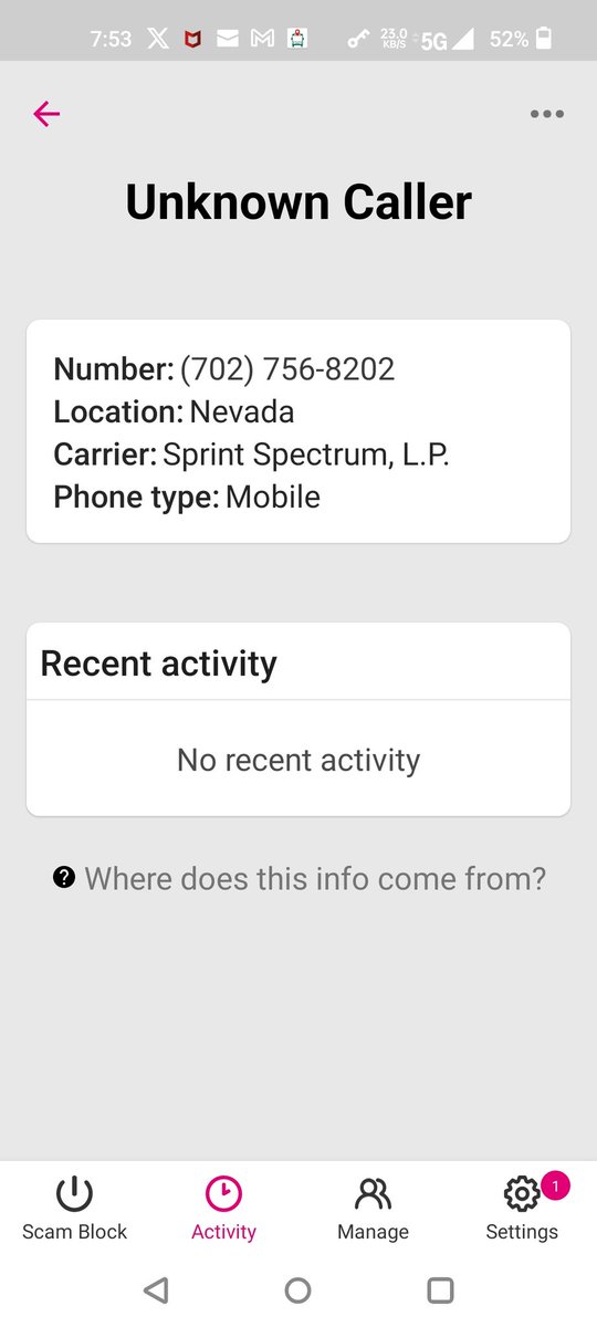 CAFFREY_USA's tweet photo. #ToBeContinued.. 
My past #mobile #phonenumber7027568202 and all its etc became #SprintSpectrumLP #phonenumber.
Attached screenshot info is per #TMobile #ScamShield

#TMobileHelp
@TMobileHelp
@TMobile #TMobile https://t.co/OxYOllrHTU