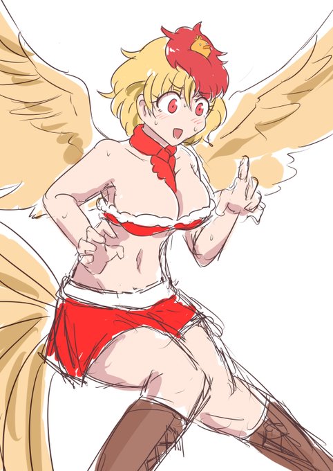 いいねしてもらうたびにくたかちゃんに申し訳ない気持ちになったので羽としっぽ足しました