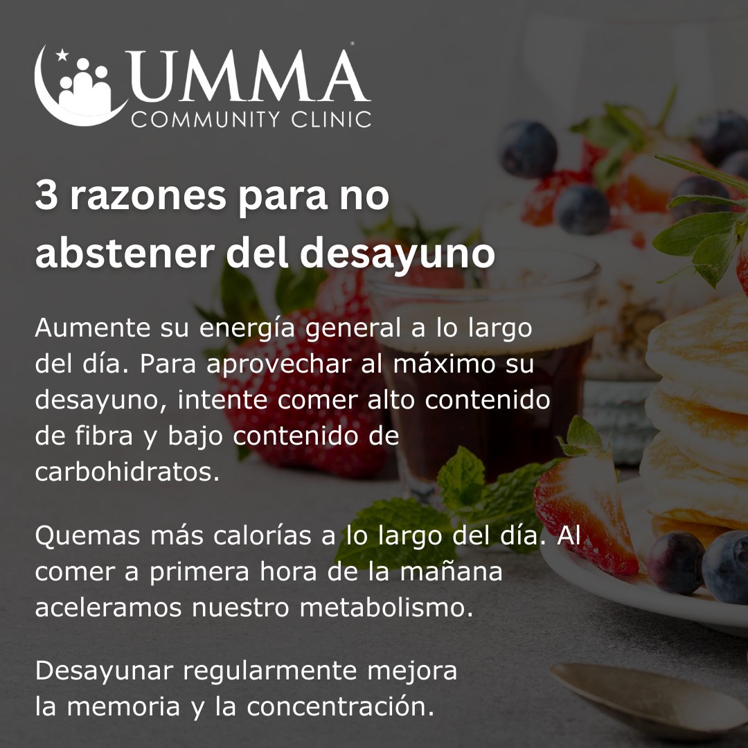 Desayunar regularmente tiene beneficios de salud importantes. Aquí hay algunos beneficios asociados con desayunar.