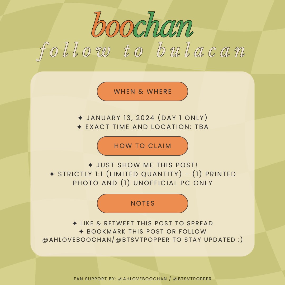 btsvtpopper's tweet photo. SOULMATES; TOGETHER, FOREVER.

— a #boochan fan support by @btsvtpopper / @ahloveboochan 🍊🦖

✧ Jan. 13, 2024 (day 1 only)
✧ LIKE and RT to spread! 🥰
✧ tag me if you get one ^^ see u carats 💎🩷🩵

#SVT_TOUR_FOLLOW #FOLLOW_TO_BULACAN #승관 #디노 #seungkwan #dino #freebies https://t.co/oqyFDHzwOk