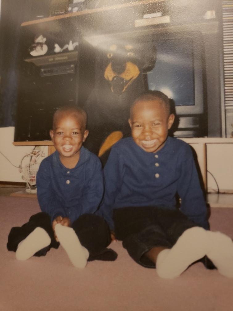 Tyla_Inaani's tweet photo. In 2016 my boyfriends baby brother died by suicide.. He always talks about the dreams they had that they can’t achieve now.☹️ This Christmas I had some stickers made for him so that as we travel the world together he can leave them behind as a symbol of his guardian angel🥹👼🏿 https://t.co/xtIP4jVY0x