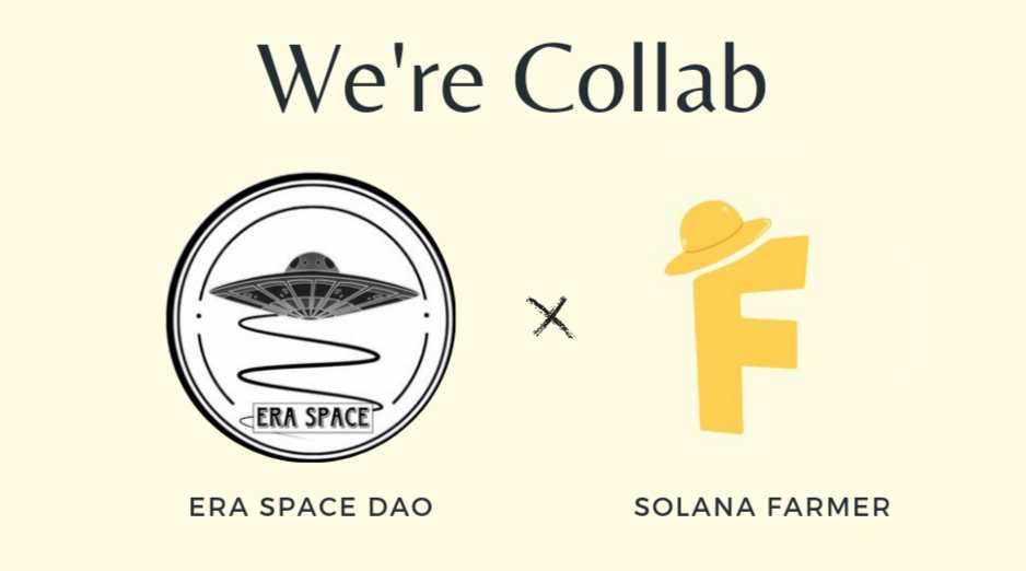 eraspace009's tweet photo. Era Space DAO and @SolanaFarmerz are joining forces to cultivate groundbreaking innovations on the Solana blockchain. 🌐🌾 Get ready for a bullish journey as these projects collaborate to redefine possibilities in decentralized ecosystems! 

#SolanaFarmers #EraSpaceDAO https://t.co/TxcN0r4FgQ