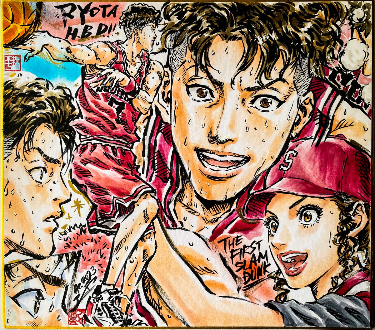 ブローノ・ブチャラティ 「#今年も残りわずかなのでお気に入りの4枚を貼る #2023年自分が選ぶ今年の4枚」|アしや(芦谷)耕平のイラスト