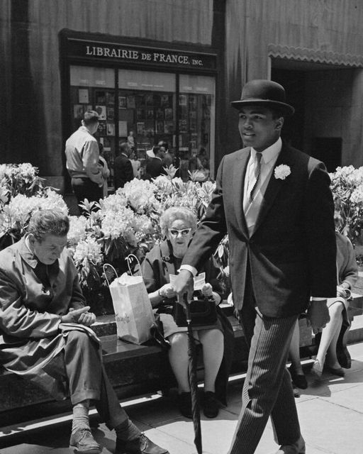 Dapper Muhammad Ali Going For A Stroll In New York, 1963