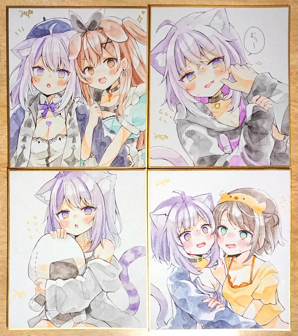 こちらの色紙も本日持っていってます〜! 