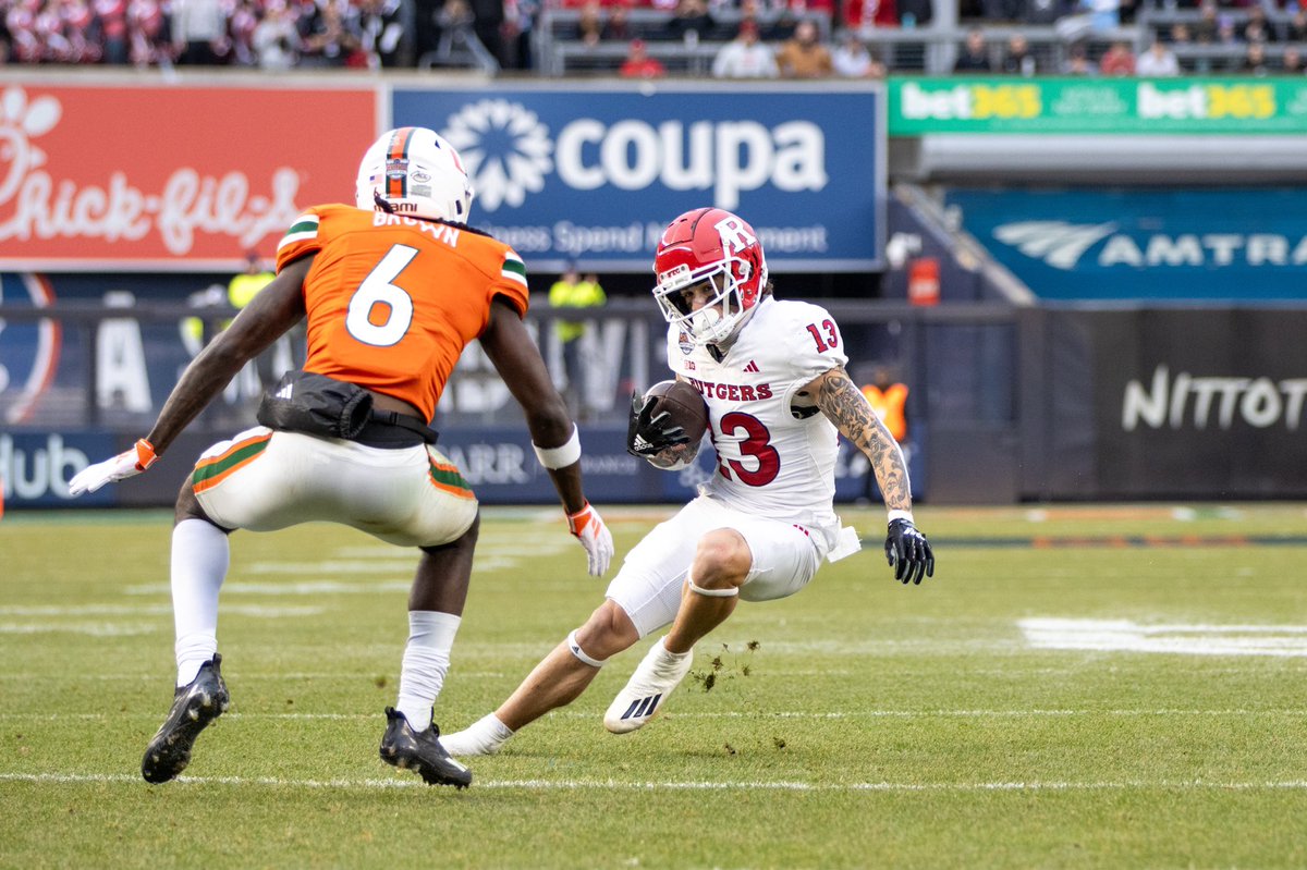 Rutgers wins the 2023 @PinstripeBowl 
Shot for @RutgersRivals