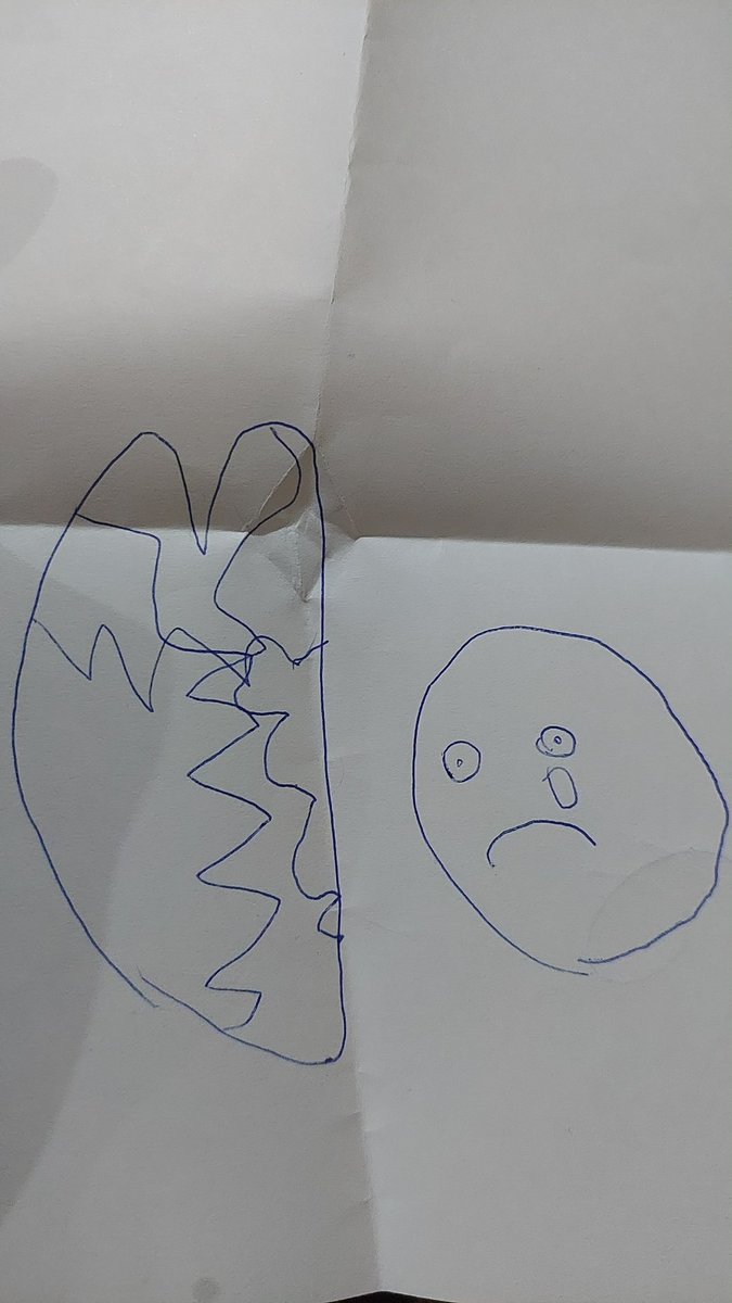 eugedapa's tweet photo. Discutí y reté a mi pequeño que no sabe escribir... me dejó una carta que expresaba claramente sus sentimientos... ¿alguna duda sobre la importancia del arte para expresar emociones? https://t.co/KmMhDDB8Ml