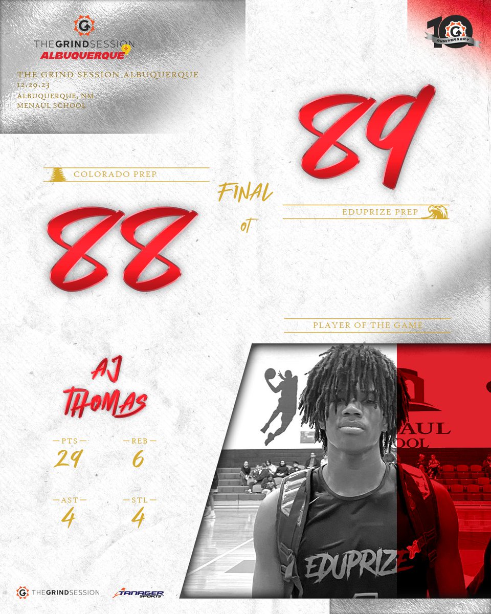 FINAL (OT) 
Colorado Prep (CO) 88
Eduprize Prep (AZ) 89
Player of the Game: AJ Thomas 29p 6r 4a 4s

Khalon Johnson 17 14r 2a 3s
JP N'Dong 16p 14r 2a 1b
Josiah Sanders 25p 9r 7a