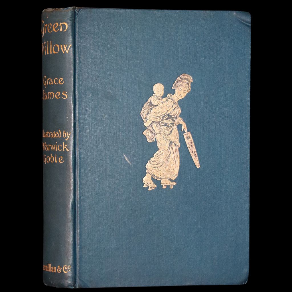 mflibra's tweet photo. 1912 Rare Edition - Green Willow &amp; Other Japanese Fairy Tales Illustrated by Warwick Goble.
https://t.co/PUl4XoBGYB

#BookWithASoul #OriginalBinding #GraceJames #JapaneseFairyTales #WarwickGoble #illustrated #bookworm #library #bookstore #booknerd  #rarebooks #bibliophile https://t.co/MIXqHgs2db