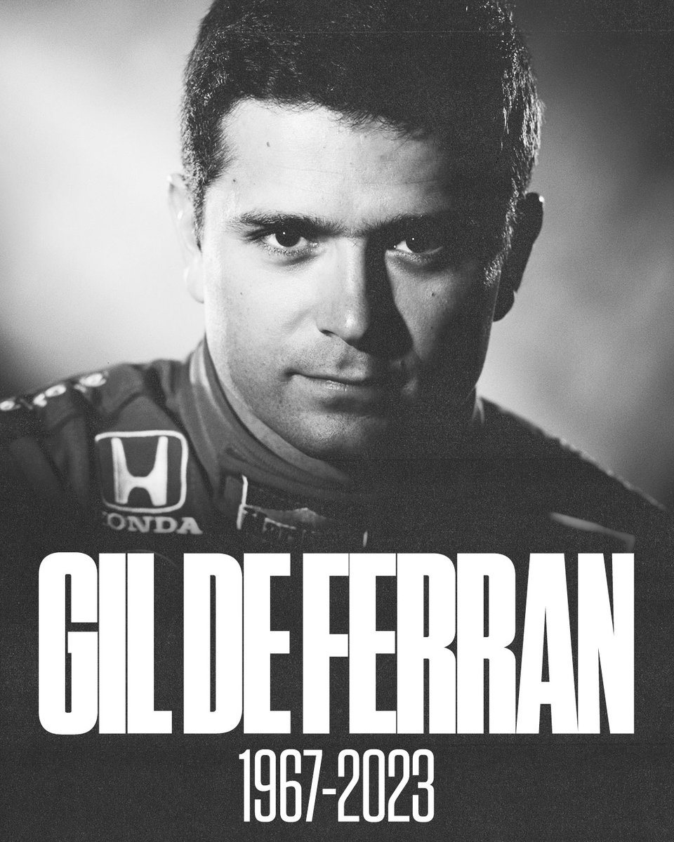Sad news from the racing world.

Gil de Ferran, 2003 Indy 500 winner and two-time CART champion, has died at the age of 56.