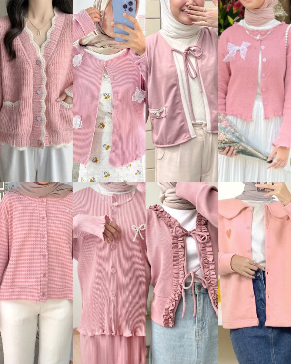 PRETTY PINK CARDIGAN 

-a thread