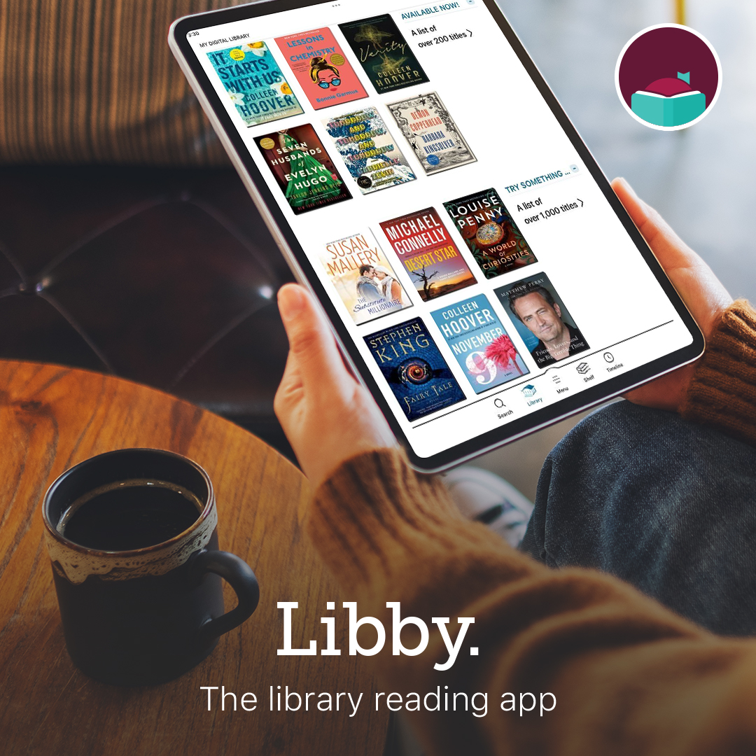 Was there a gadget waiting for you under the tree? If you need a helping hand accessing our online collections, pop in and see us for some pointers using @libbyapp and @PressReader! Find out when your library is open here brnw.ch/21wFHcF