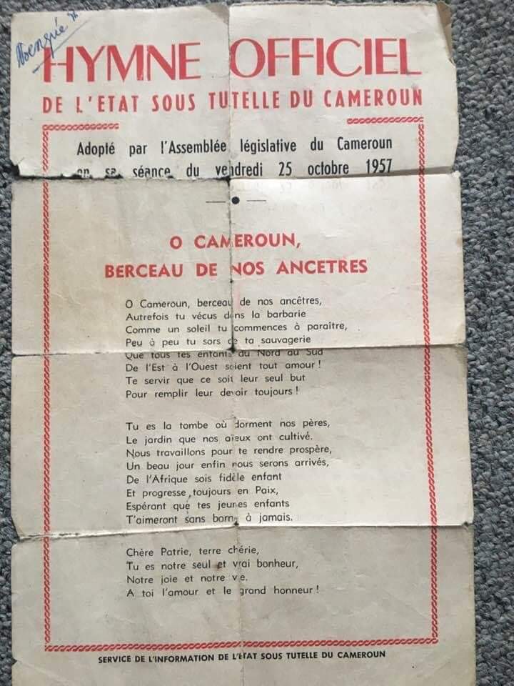 gampsonfranck's tweet photo. COMMENT UNE ANCIENNE CHANSON POPULAIRE EST DEVENUE HYMNE NATIONAL

En Janvier 1926, pour la formation de ses cadres enseignants, la Mission presbytérienne américaine ( MPA ) installée au Cameroun depuis les années 1890, a transféré définitivement son école normale https://t.co/OjS8Oqe91l