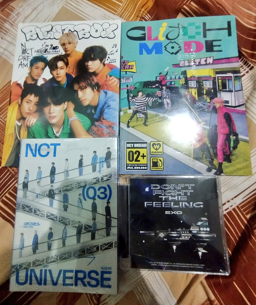 KStanShopPH's tweet photo. #KStanShopOnHands
WTS LFB PH ONHAND

NCT/EXO SEALED ALBUMS

SET: 4 pcs (1,600.00)

-onhand and ready to ship
-mop: gcash
-prio can payo
-can tingi: 550 each

SEND A DM💗
nct dream beatbox glitch mode universe dftf exo don't fight the feeling https://t.co/Wkcz9p6yc9
