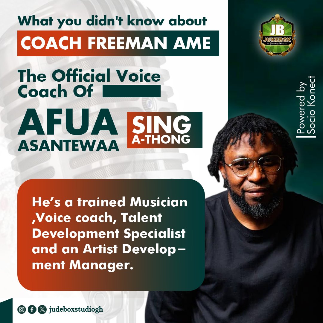 jukeboxstudiogh's tweet photo. Did you know?
#singathon #AfuaAsantewaa https://t.co/vLnXieIpQp