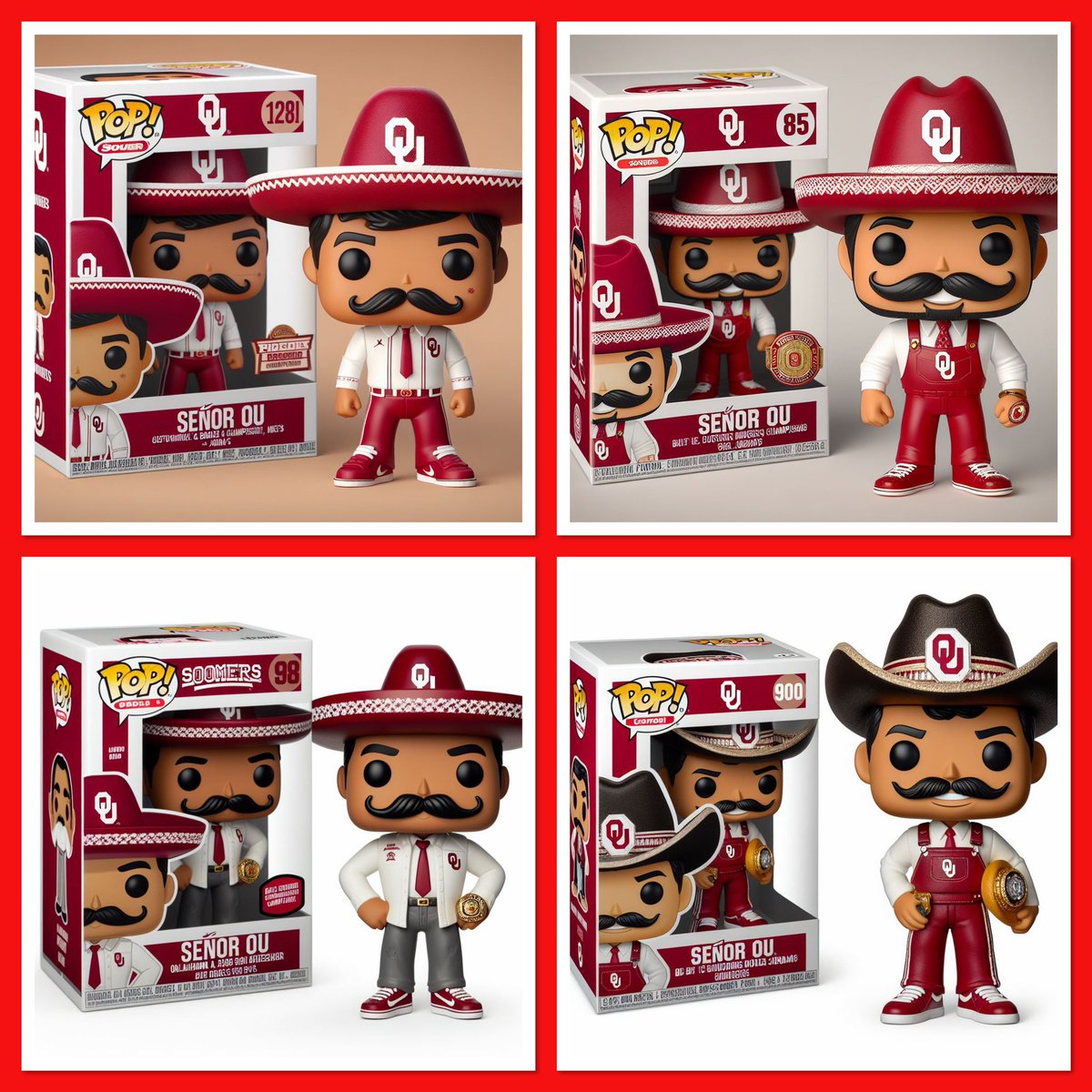 senoroukc's tweet photo. Señor OU just hopped on the SuperFan Funko Pop trend! 🌟 Share your favorite in the comments! #FunkoPop #SenorOU #BoomerSooner #SenorOUSteelers #HereWeGo #ESF #EliteSuperFans #FansAgainstBullying https://t.co/QauoozwmBn
