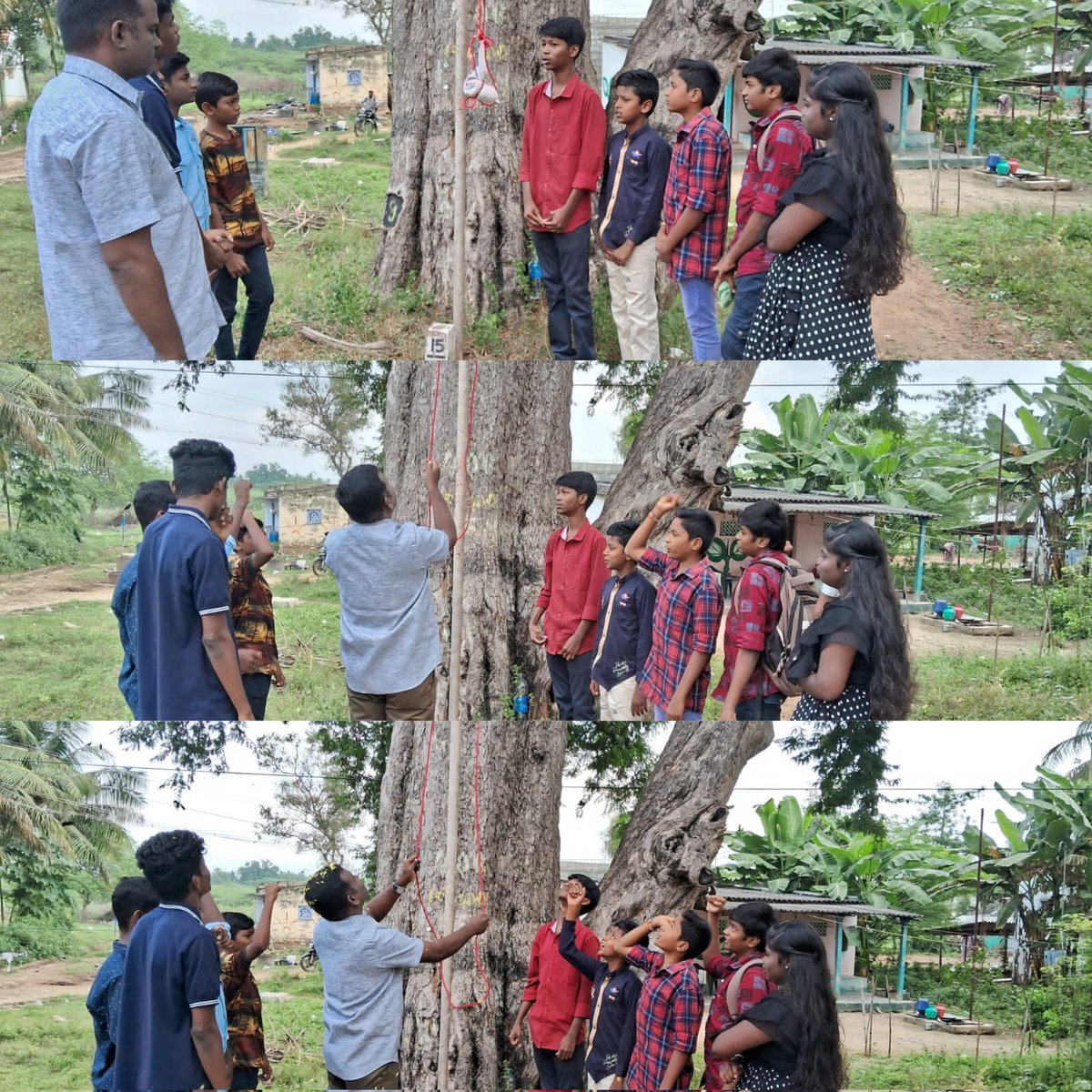 NirubanSpeaks's tweet photo. SFI 54வது அமைப்பு தினத்தை முன்னிட்டு சாணார்பட்டி ஒன்றிய குழுவின் சார்பாக கொடியேற்றும் நிகழ்ச்சி சாணார்பட்டியில் நடைபெற்றது. முன்னாள் மாவட்ட செயலாளர் K.பிரபாகரன் கொடியேற்றினார். 10 தோழர்கள் பங்கேற்றனர்.
#SFI #SFIDindigulDistrict #ConnectWithSFI #SFI54 #SFI54thFoundationDay https://t.co/NbYNfu73Zb