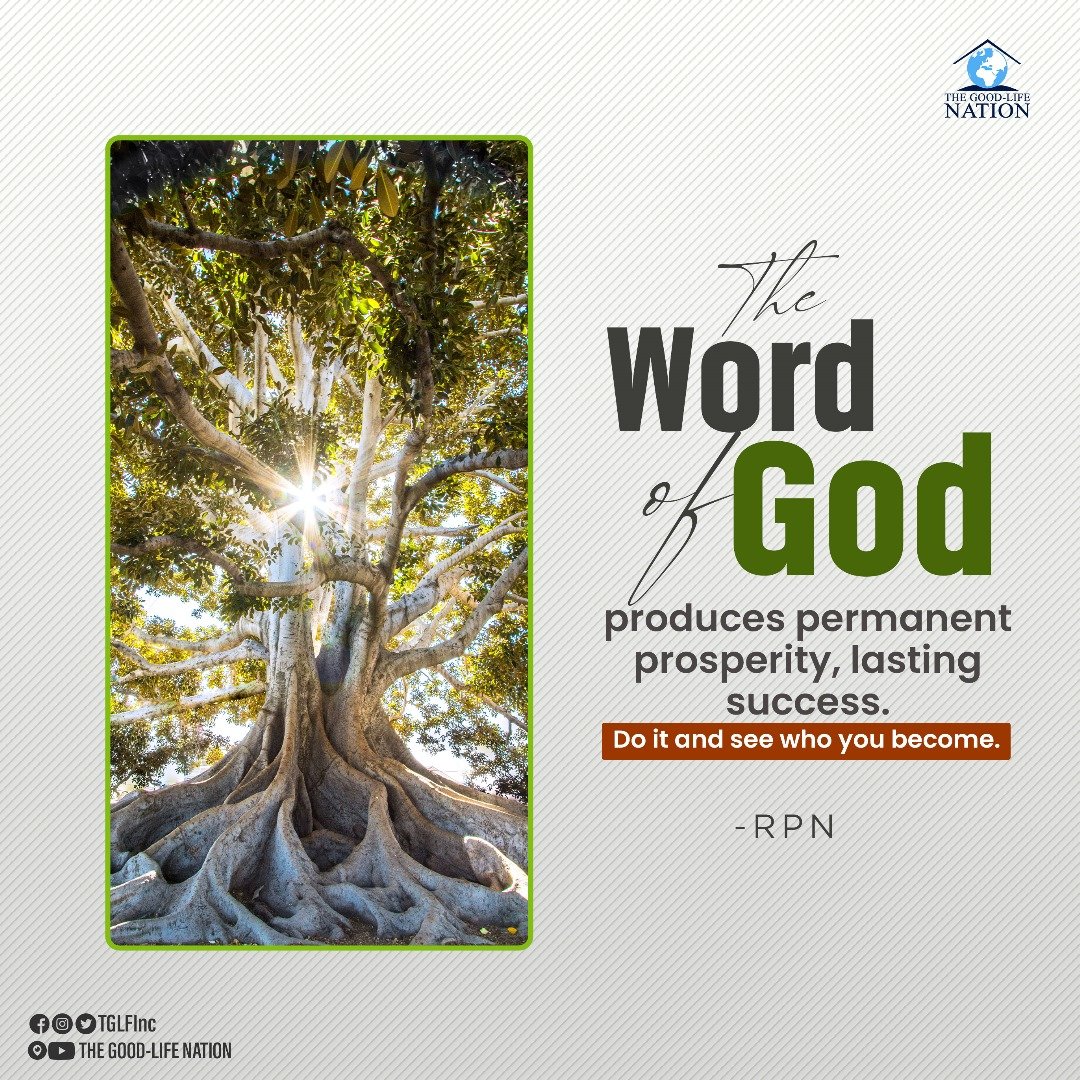 The Word of God produces permanent prosperity, lasting success. Do it and see who you become. -RPN

#RPN

#KingdomExpansion

Watch live, subscribe, like, and click 🔔