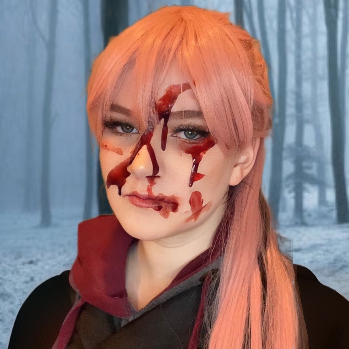applepikee's tweet photo. Obligatory Yuuki/Adele reference but I’m very excited to catch up on jjk season 2 (and redo this cosplay with an actual costume and not two hoodies stacked on top of one another) https://t.co/9MlZ8xg9ur