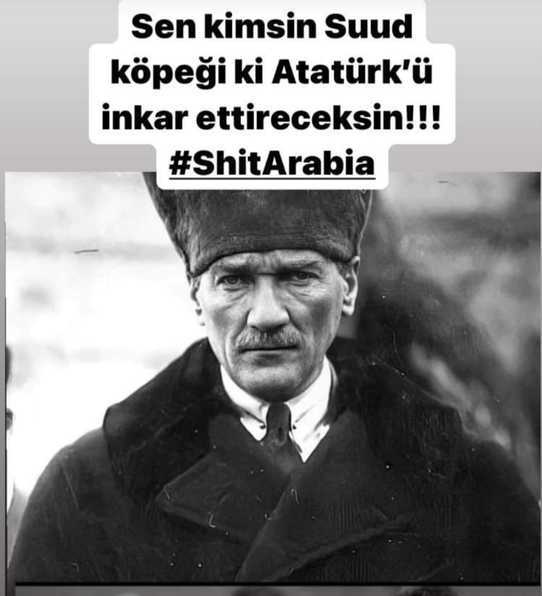 coksen8181's tweet photo. Suudi Arabistan diplomatlarının Türkiye’ye her gelişlerinde Anıtkabir ziyareti zorunlu tutulsun https://t.co/G6RuV8XX4h