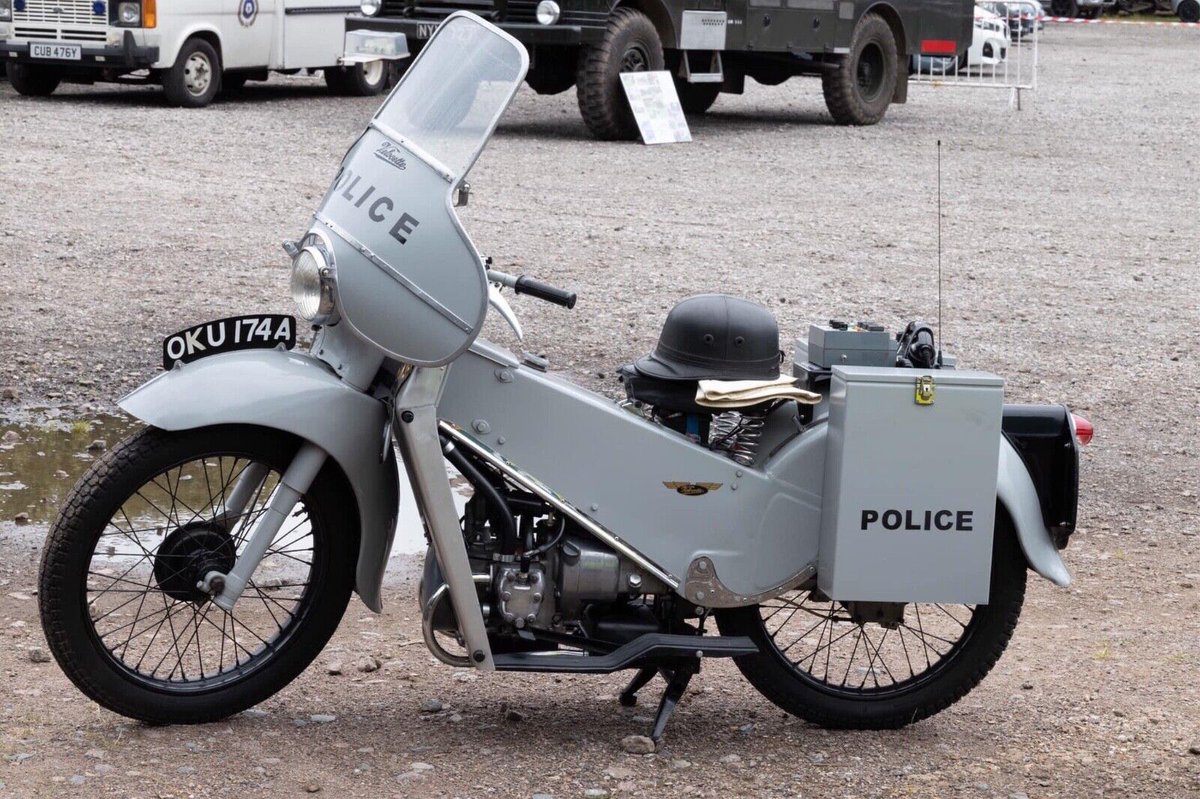 Ad:  1955 Velocette LE Police Motorbike - been used as a static prop
On eBay here -->> ow.ly/HLIS50QmHyY

 #ClassicMotorcycle #PoliceBike #VelocetteLE #MotorbikeProp #RetroRide #BikeLovers