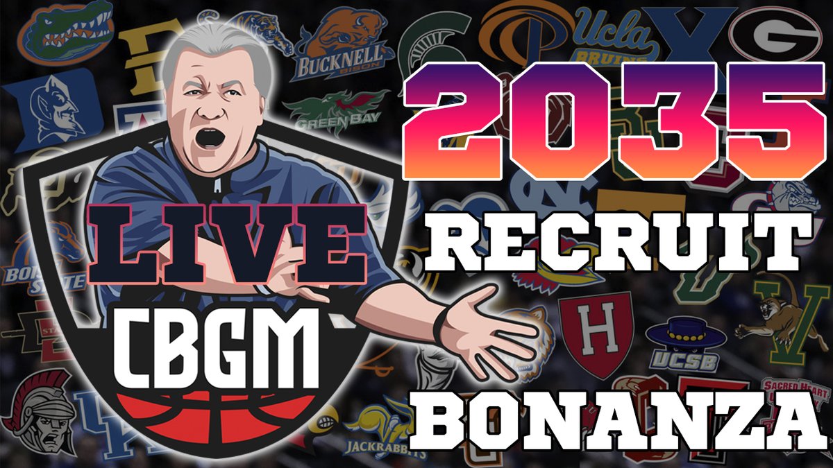 🚨🔥 New CBGM Media 🚨🔥 'Live Reveal. The CBGM S35 Recruiting Bonanza | Top 125 Players' 📺 w/ Chris FULL VIDEO: cbgm.news/player-spotlig… CBGM (College Basketball GM) | Multi-Player League Experience of GM Games #DDSCB23 @wolverinestudio #CBGM #gmgames #marchmadness #cb23