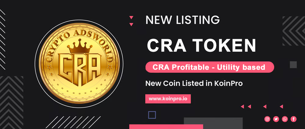 Dear KoinPro Community, Exciting news is on the horizon! We are delighted to share that CRA Token (CRA) will officially be listed on KoinPro 31 December 2023

#Koinpro #TradeWithConfidence #UniswapLabs #CryptoInnovation