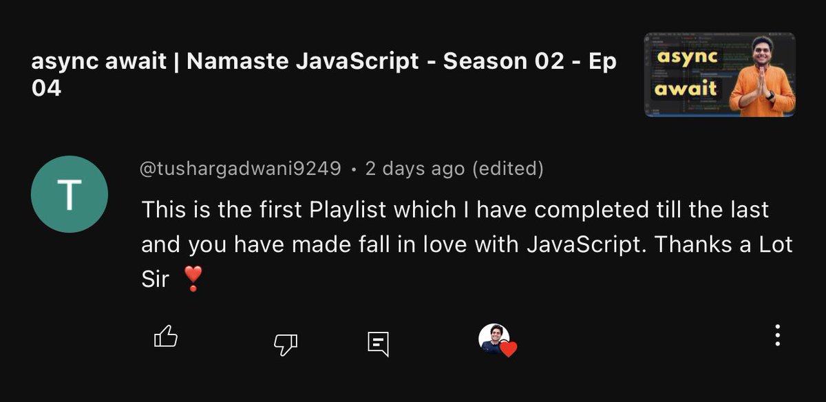 akshaymarch7's tweet image. If the content is good, education can be fun.
#NamasteJavaScript FTW 🚀