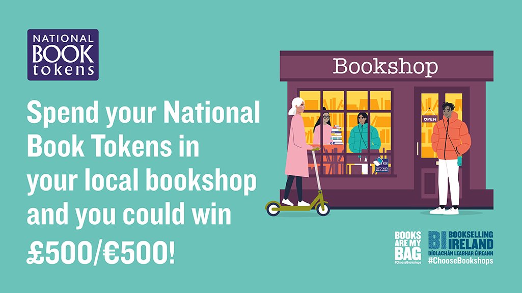 Got a National Book Token? 📚 Spend it in your local bookshop and you could win £500/€500! National @book_tokens are accepted at hundreds of bookshops, from chains to independents, as well as online. Find out how to enter the draw⤵️ nationalbooktokens.com/spend-and-win?… #ChooseBookshops