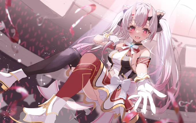 #百鬼絵巻アイドル衣装お嬢 全身ver(年を跨ぐ前に、出来てる所まで!) 